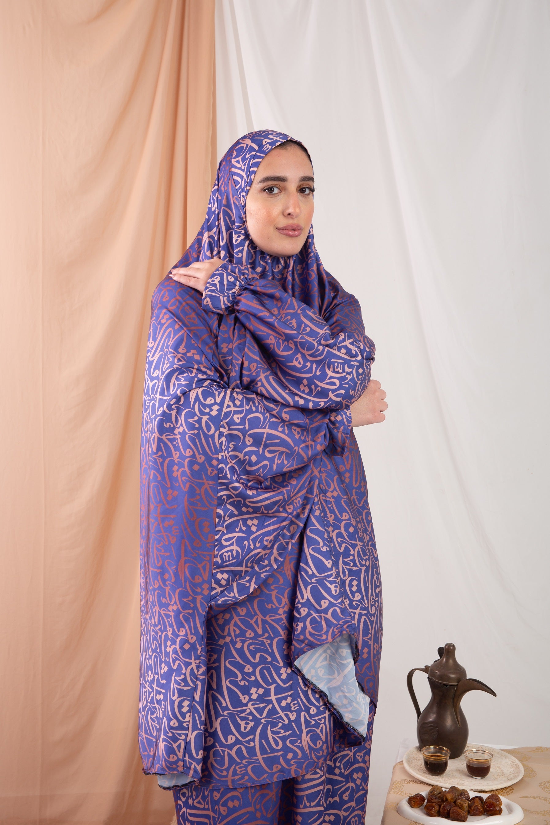 Hdaya Two-Piece Praying Isdal  Satin from Sotra Hijab