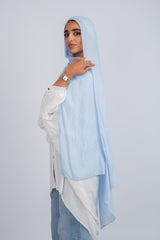 Plain Modal Scarf _ Baby Blue